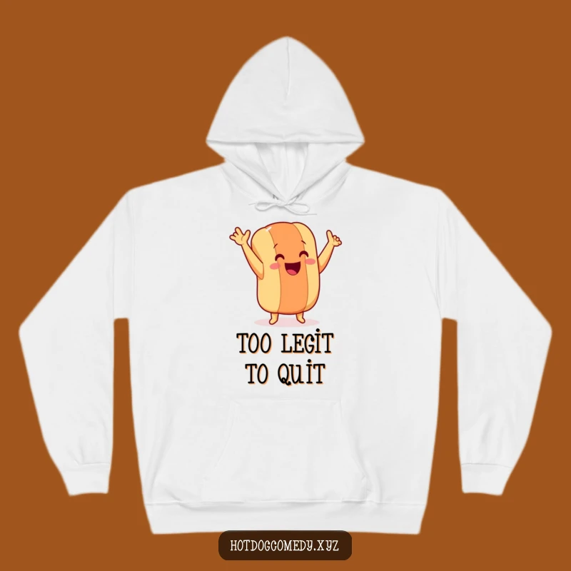 Funny Hot Dog Dance Hoodie - Comfy Weiner Character Sweatshirt for Cozy Laughs