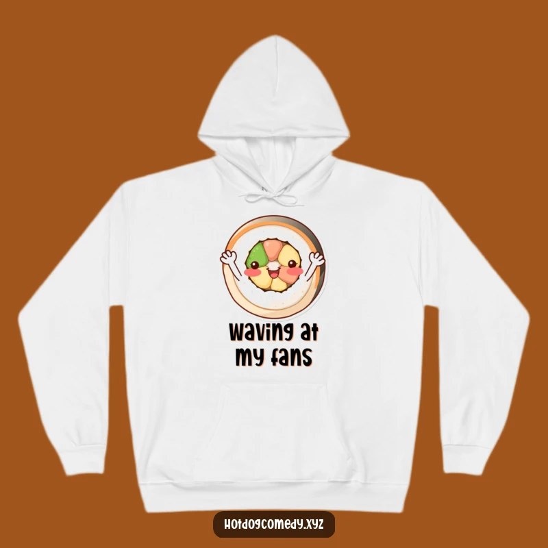 Cozy Funny Sushi Roll Hoodie: Warmth with Cheerful Foodie Vibes
