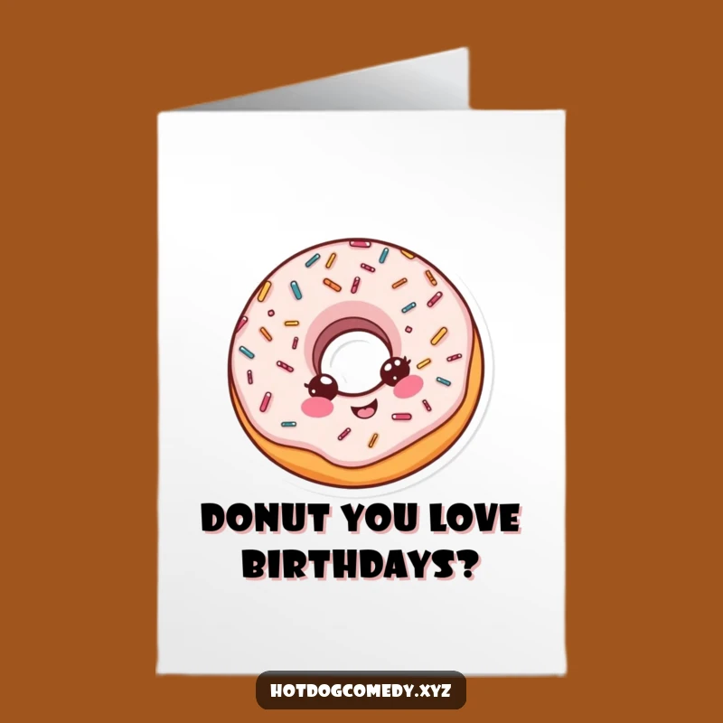 Free Printable Spinning Donut Birthday Card - Sweet Downloadable Gift for All Ages
