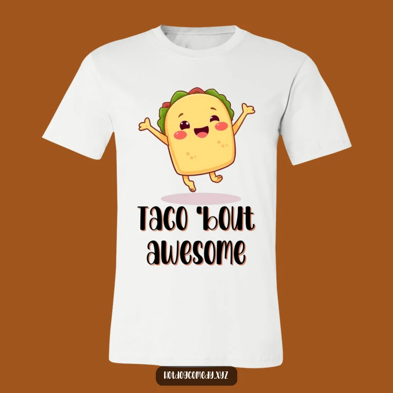 Funny Taco Leap T-Shirt - Cheerful Mexican Food Tee for Fun Occasions